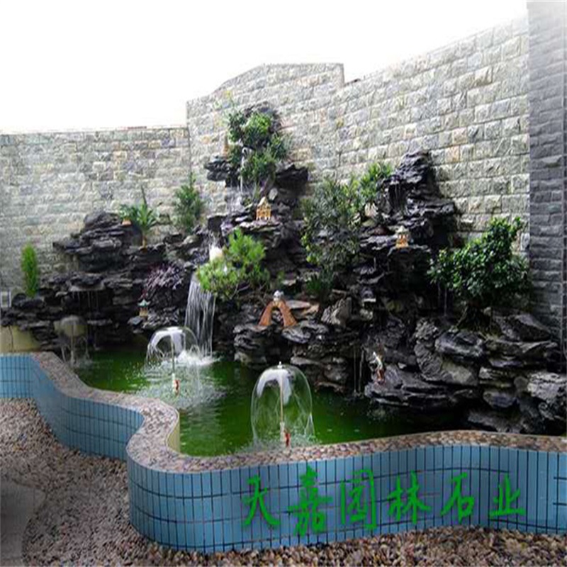 振安小庭院水景设计